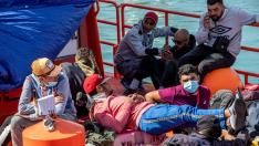 Llegada a Cádiz de una patera con 22 inmigrantes.