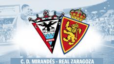 Horario del partido Mirandés - Real Zaragoza