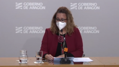La consejera Mayte Pérez del Gobierno de Aragón