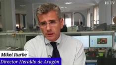 Mikel Iturbe, director de Heraldo de Aragón, analiza la intervención de Javier Lambán, presidente de Aragón, en la primera sesión sobre el Debate del Estado de la Comunidad.