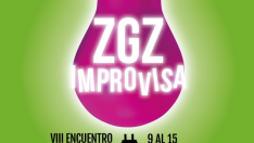 Cartel del Festival Zaragoza Improvisa