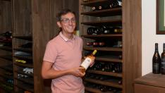 Raúl Igual, en su restaurante Yain de Teruel.