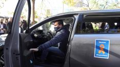 Manifestación con vehículos contra la Ley de Educación (LOMLOE)