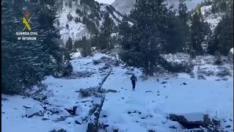La Guardia Civil suspende las búsquedas de la montañera inglesa y del vecino de Artosilla