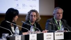 Imagen de archivo de Clara Arpa (en medio) consejera delegada de Arpa equipos móviles de campaña