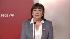 Cristina Narbona: “Ponemos el énfasis en el firme compromiso del Rey con los valores éticos”