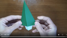 Aprender a hacer un árbol de Navidad de origami