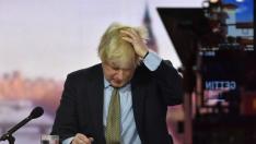 Boris Johnson, durante una entrevista en la BBC