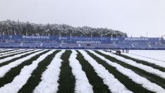 El Alcoraz nieve