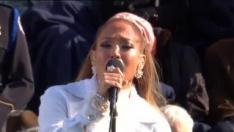 La cantante portorriqueña ha actuado en el Capitolio durante el acto de juramento