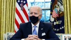 Joe Biden en el despacho oval de la Casa Blanca