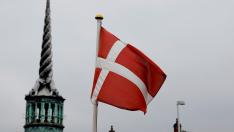 FILE PHOTO: Denmark's national flag flutters in Copenhagen