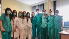 Equipo de la Unidad de Arritmias del Hospital Clínico Lozano Blesa de Zaragoza.