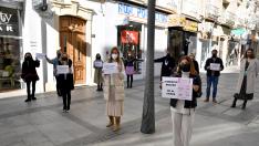 Comerciantes protestan por el cierre obligado por la pandemia de la Covid-19