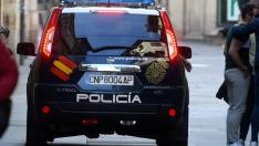Imagen de un coche de la Policía Nacional en Madrid.