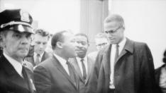 Imagen de archivo de Martin Luther King Jr. y Malcolm X.