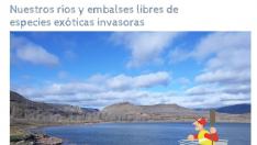 La CHE ha levantado la prohibición de navegación en el embalse de Maidevera (Zaragoza)