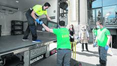 Envíos de Mizesta, firma de alimentación ‘online’ de Zerca, desde el Mercado Central