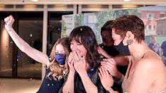 Pilar Palomero y todo el equipo de 'Las Niñas' celebran su triunfo en los Goya.