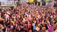 Holi celebrations in  (37481650)