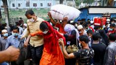 Migrant people and workers leave Dhaka before countrywide lockdown