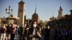 Isabel Díaz Ayuso en un acto en Alcalá de Henares