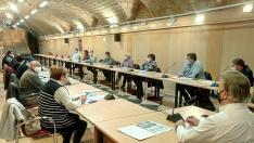 Reunión de presidentes de grupos Leader de Aragón.