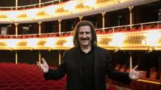 Luis Cobos, el pasado lunes en el Teatro Principal de Zaragoza.