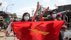 Protestas en Birmania