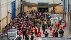 Decenas de menores recién llegados a Ceuta desde Marruecos
