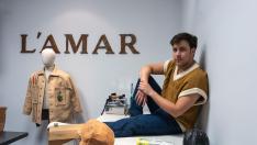 El diseñador Nacho Lamar, que representará este viernes a Aragón en el Premio Nacional de Diseño Joven.n.