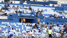 El partido se ha disputado con público en el municipal de La Romareda.
