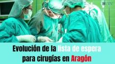 ¿Cuántas personas están esperando una operación en Aragón?