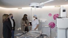 Visita de Sira Repollés al hospital San Juan de Dios de Zaragoza