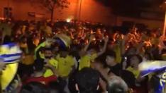 Cientos de personas salieron a la calle para festejar la victoria de su equipo, incumpliendo algunas de las normas anticovid.