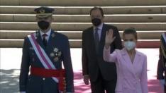 El acto conmemora el centenario de cuatro bases del Ejército del Aire, entre ellas la de Zaragoza.
