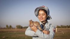 La rata "buscaminas" más famosa se jubila en Camboya