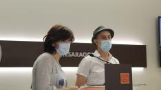 Los doctores Charro y Torralba, en una rueda de prensa previa a su comparecencia en las Cortes este martes.