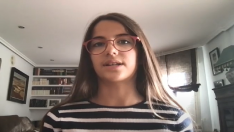 Valeria Corrales en una imagen de su canal de YouTube.