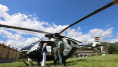 La Guardia Civil suma  un segundo helicóptero con base en Benasque