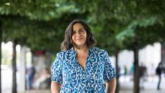 Felisa Ferraz, profesora de Lengua en Zaragoza, librera en Benasque e impulsora de Pirineo Literario.