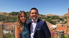 María Beltrán y Daniel Sevil, una pareja de novios que se casa en 2021.