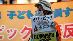 Japanese protesters call for "No Olympics" in Tokyo