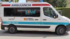 Una ambulancia de Transalud.