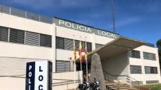 Cuartel de la Policía Local de Huesca, en la avenida Doctor Artero.