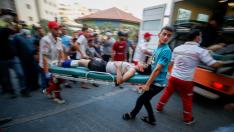 Palestinians hold anti-Israel protest at Gaza border