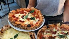 Varias de las pizzas de Grosso Napoletano.
