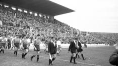 El Real Zaragoza dio la bienvenida a su nuevo hogar un 8 de septiembre de 1957 tras un cuarto de siglo en el barrio de Torrero y menos de un año después de iniciarse las obras del nuevo campo. Osasuna fue el rival de los aragoneses en el partido amistoso que estrenó el césped del estadio, que abría una nueva era en la historia del club.