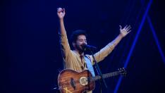 Concierto del cantante colombiano Camilo, en el pabellón Príncipe Felipe de Zaragoza