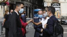 Llegan las delegaciones para la reunión de la mesa de dialogo
